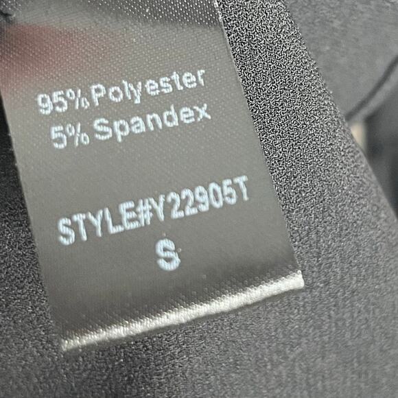 Tuckernuck Pomander Place Crepe Kenzo Top Womens Small Black Minimalist Preppy - Picture 8 of 9